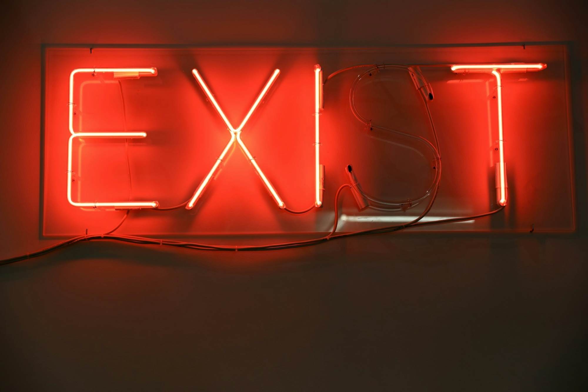 Alain BORNAIN, EXI T / EXIST, 2010. Collection de la Province de Hainaut