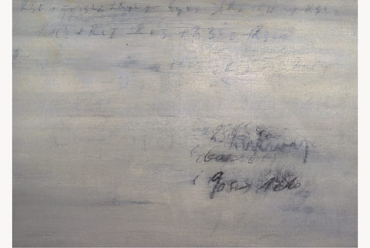 Alain Bornain, Peinture GB/00/016, 2000. Collection de la Province de Hainaut