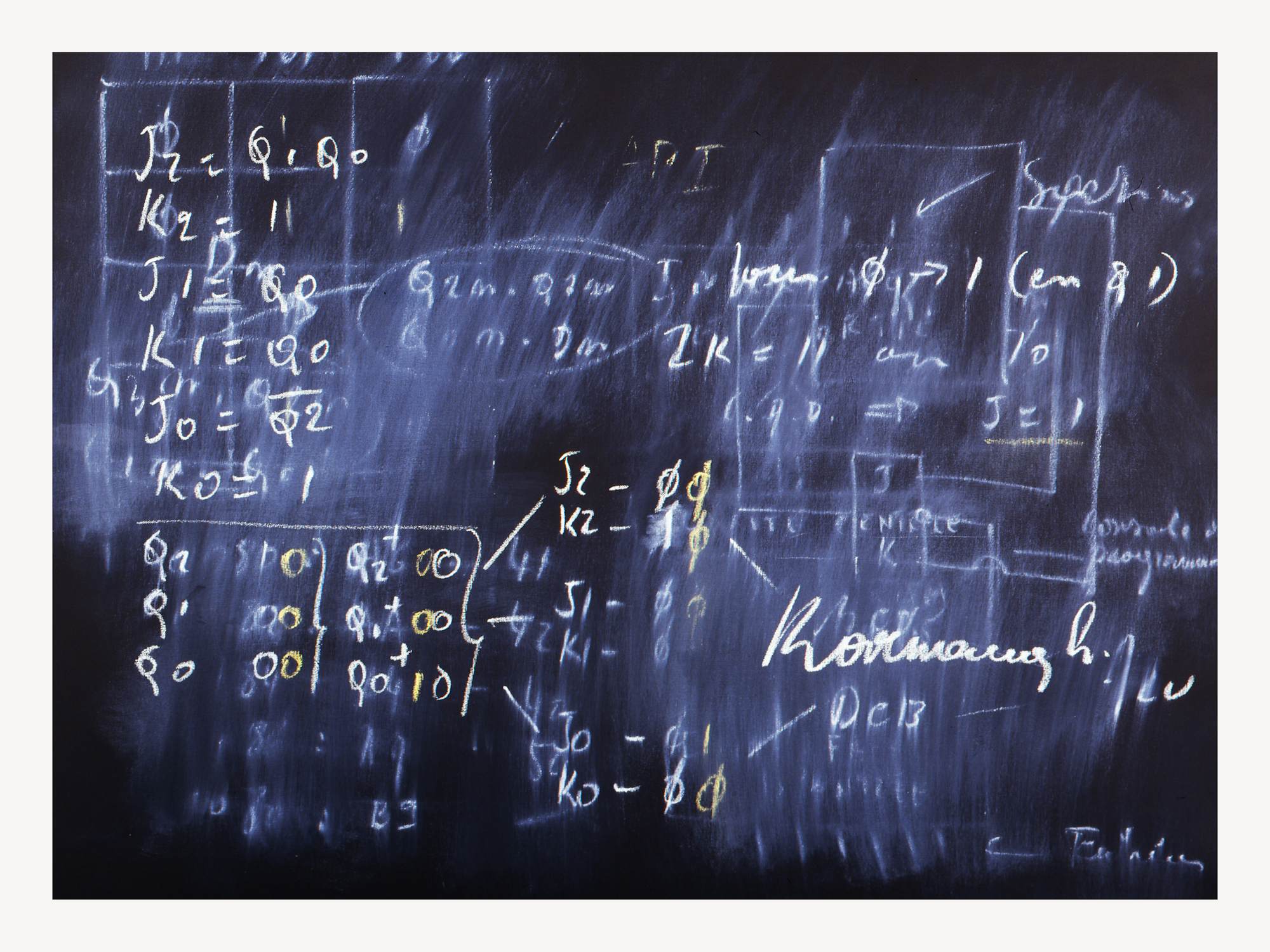 Alain Bornain, Arides..., 1999. Collection de la Province de Hainaut