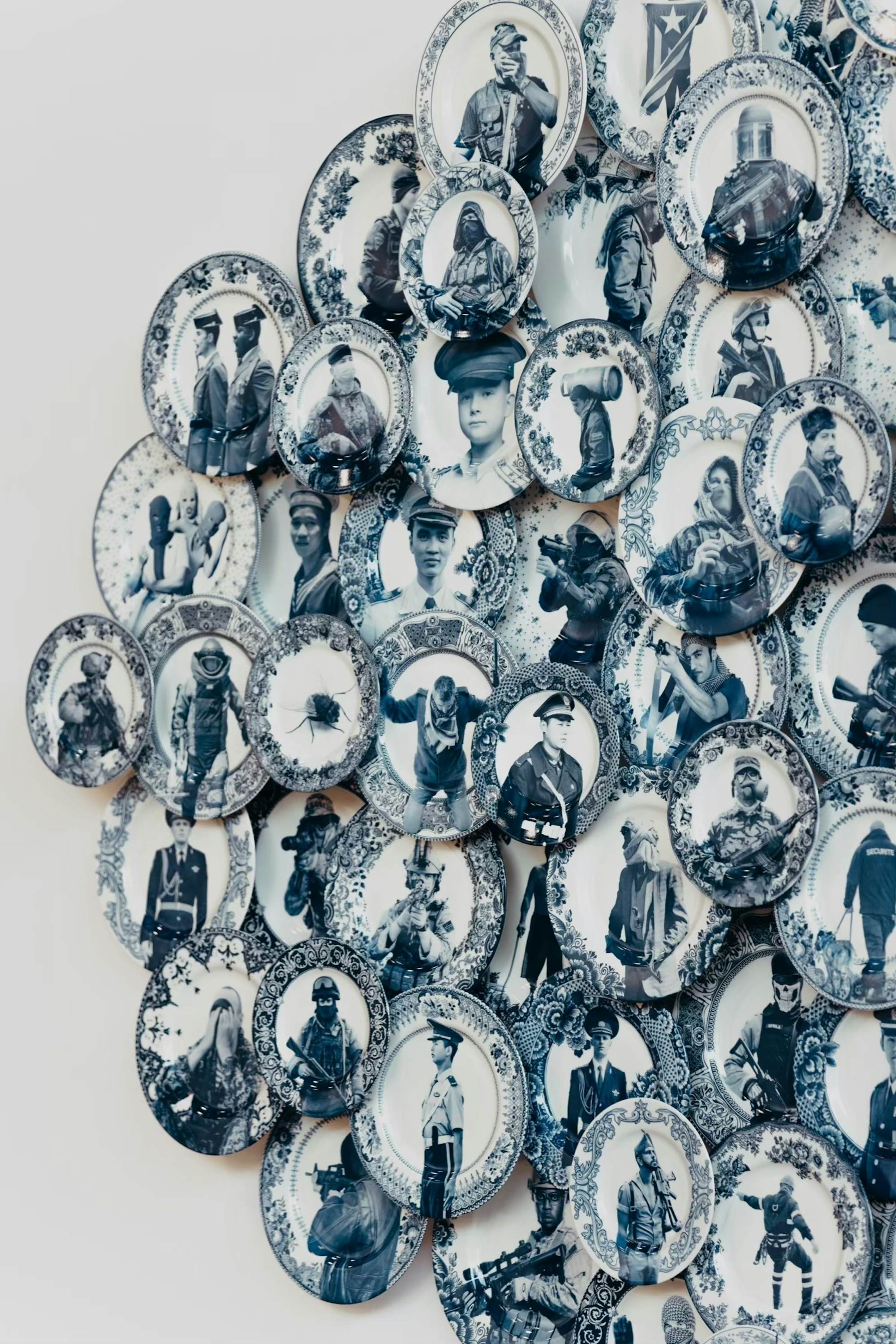 Carlos Aires, "Telejournal V" (détail), 2019. Coll. Province de Hainaut. Photo : Leslie Artamonow