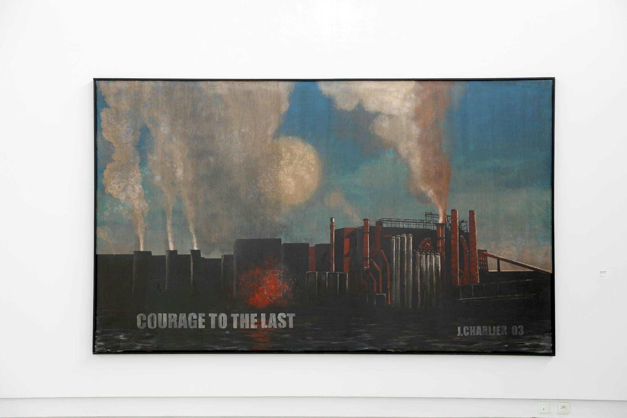 Jacques Charlier, Courage to the Last, 2003. Collection du BPS22. Photo : BPS22