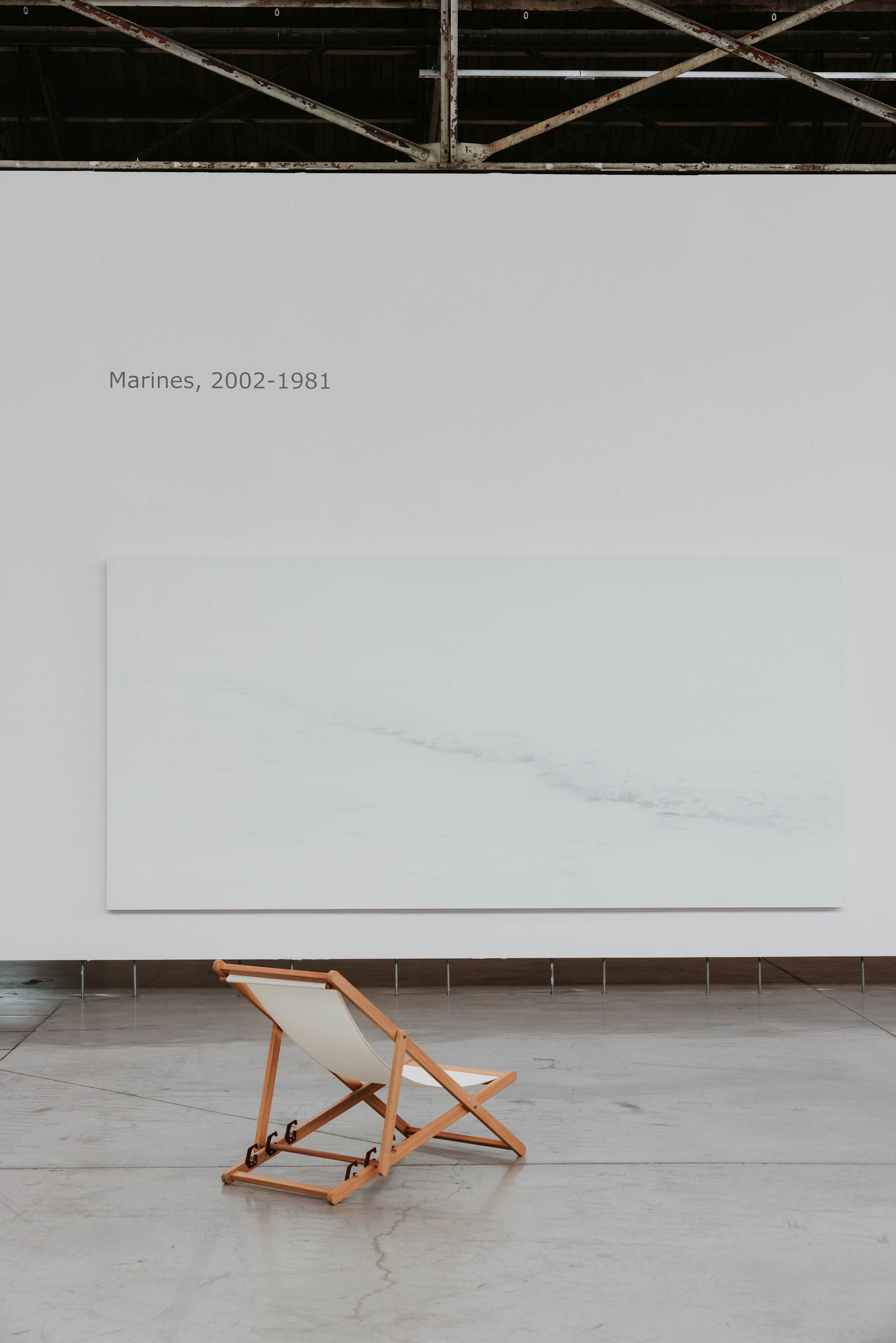 Éric Fourez, Traces, 2002. Collection de la Province. Photo : Leslie Artamonow