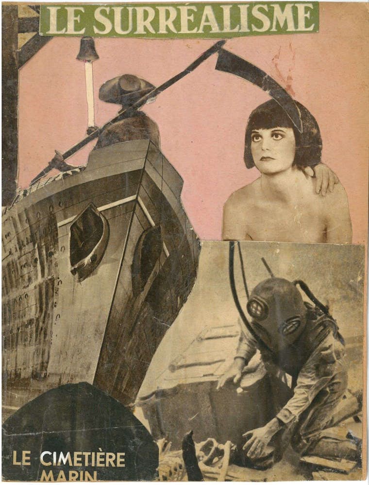 Gengenbach Ernst_Le Surrealisme. Le Cimetière marin, w.d. collage