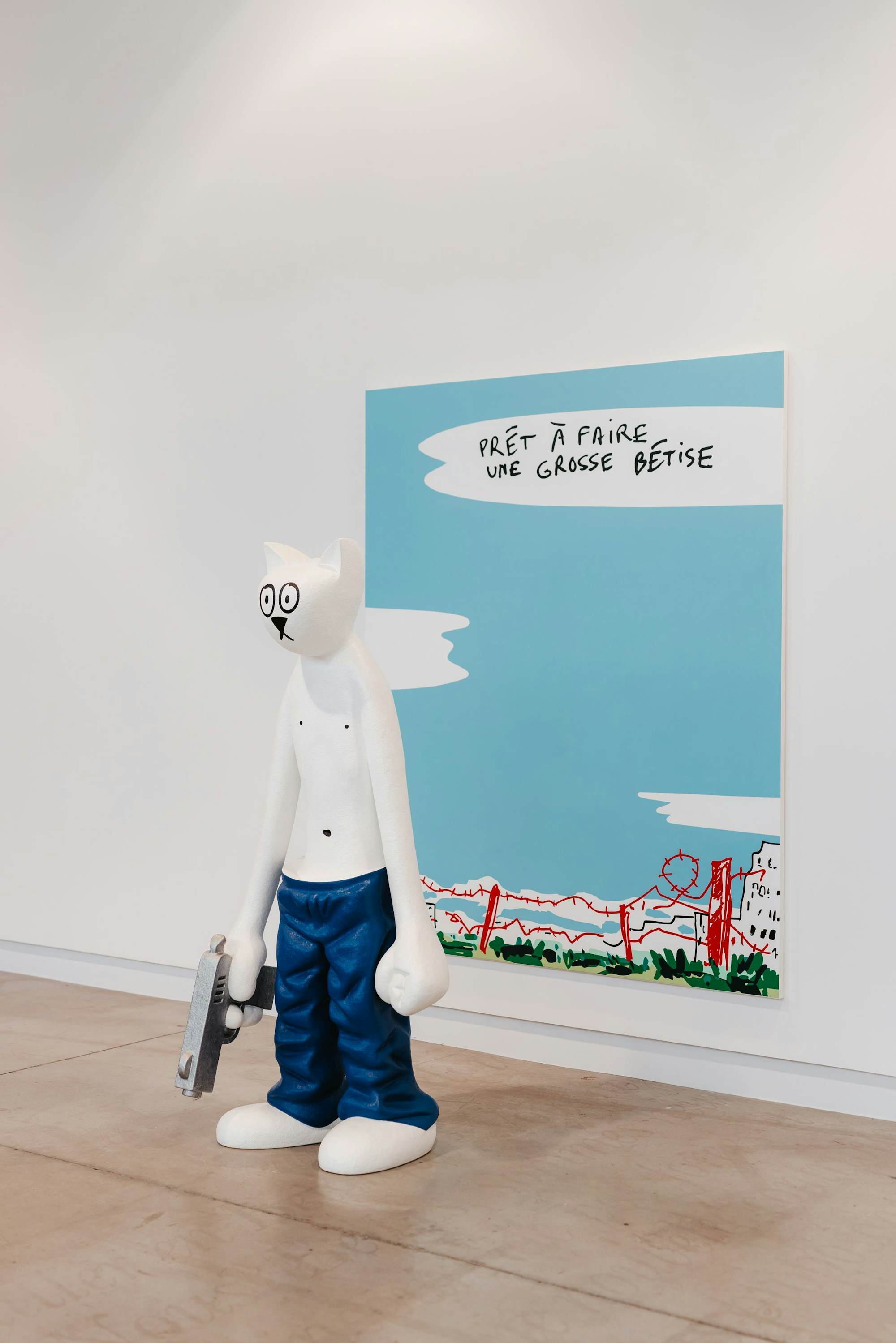 Alain Séchas, Grosse Bêtise, 2003. Collection de la Province du Hainaut