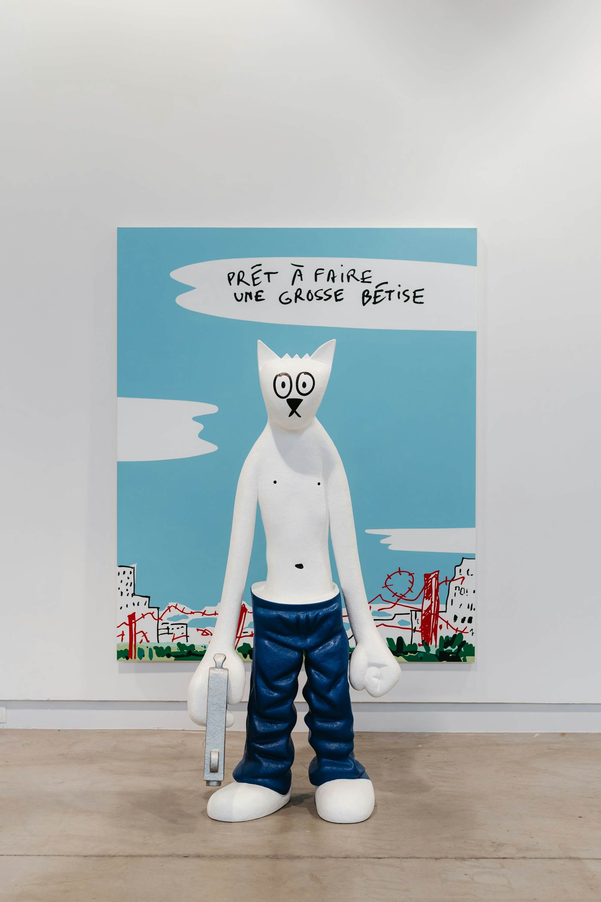 Alain Séchas, Grosse Bêtise, 2003. Collection de la Province de Hainaut