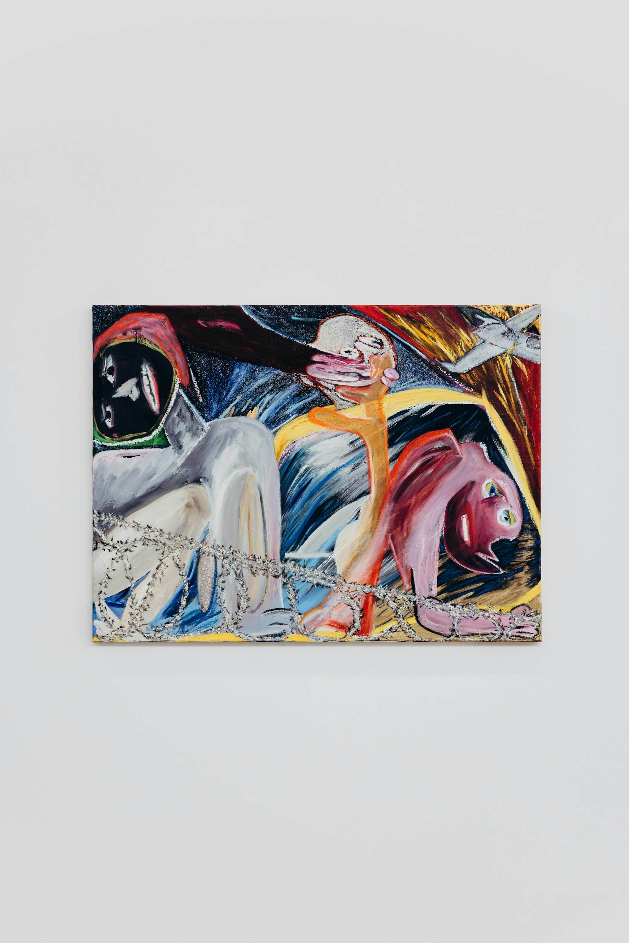 Jacqueline de Jong, Naufrage en Méditerranée, 2021. Coll. Province de Hainaut. Photo Leslie Artamonow