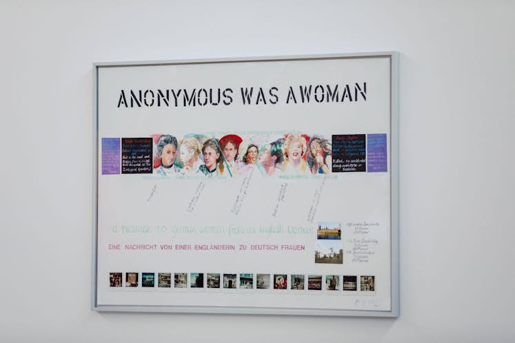 Web Margaret HARRISON Anonymous Was a Woman 1977 1991 Exposition La Colère de Ludd BPS22 2020 Photo Leslie Artamonow jpg