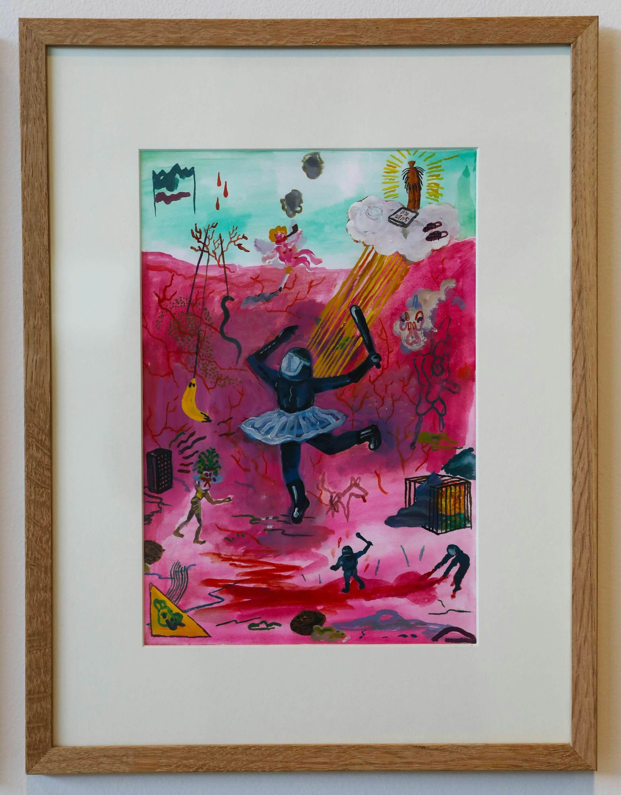 Valfret, "Sauvage", détail, 2019. Collection de la Province de Hainaut. Photo : BPS22