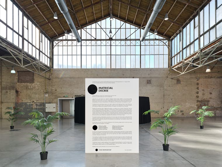 Candice Breitz, Off Voices (vue d'exposition), 2025, BPS22. Photo Alexey Shlyk.