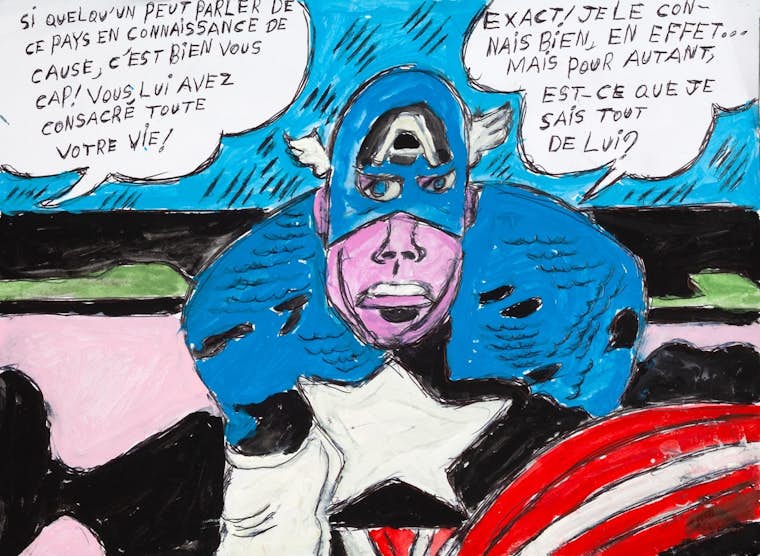 Jean Leclercq, sans-titre, technique mixte sur papier, 2021. ©Muriel Thies / La "S" Grand Atelier